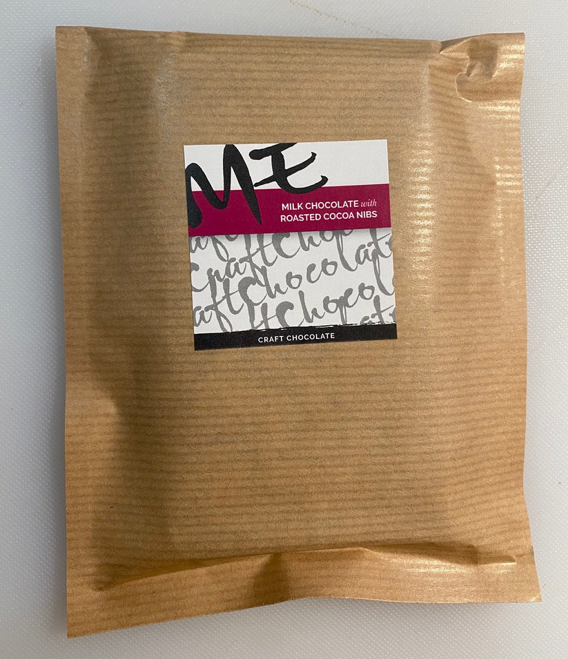 Milk Chocolate with Roasted Cocoa Nibs