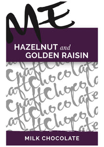 Milk Chocolate with Hazelnut and Golden Raisin