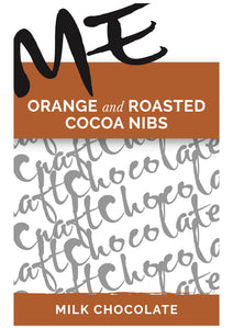 Milk Chocolate with Orange and Roasted Cocoa Nibs